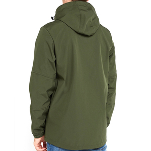 Outdoor Casual Wear <b>Men</b> Softshell <b>Jackets</b> Hooded Collar Design <b>Long</b> Sleeve <b>Men</b> Softshell <b>Jackets</b> - Product Image 3