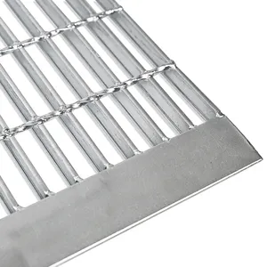 Customized supplier high quality galvanized steel grating catwalk platform anti skid steel grating