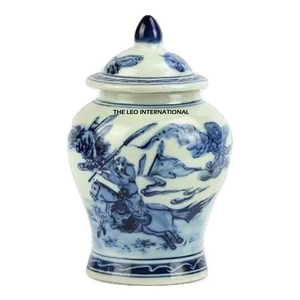 Vases et pots à gingembre rétro en porcelaine pour fleurs séchées, design personnalisé, taille et forme variées, pour décoration intérieure de bureau - Product Image 5