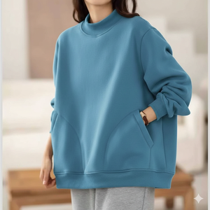 Sudadera de manga larga para hombre de alta calidad, última moda, ligera, de algodón mezclado, antiarrugas, a precios de mayorista. - Product Image 4
