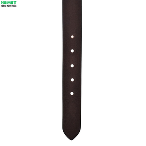 Cinturón Formal de Cuero Genuino NAMAT, Piel de Vaca, Color Sólido, Hebilla Rectangular Plateada, Cinturón de Vestir Duradero para Hombre - Product Image 5