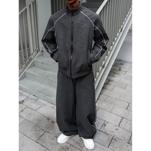 Nuevo Diseño Personalizado de Chándal para Hombre, Sudadera con Capucha Lisa al por Mayor, Chándal Oversize de Algodón 100% con Pantalón Acampanado para Hombre - Product Image 2