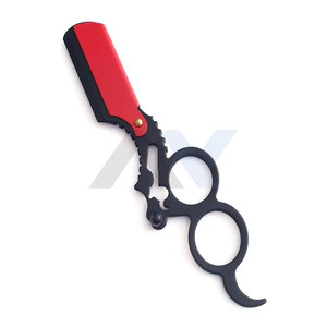 Navaja de Afeitar Profesional de Una Sola Hoja, Navaja de Barbero Clásica para Hombre, Afeitado Prémium, Afeitado Preciso, Navajas para Dar Forma a la Barba - Product Image 1