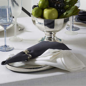<b>Set</b> of 4 Pure <b>Linen</b> Cloth Napkins Square-shaped Eco-Friendly Home Accessories - Product Image 1