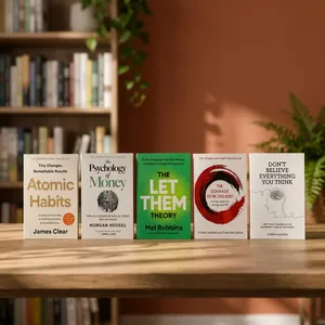 Set de 5 Libros de Psicología y Autoayuda: Teoría Mone Let Them, Coraje, No Ser Agradable, No Creer Todo lo Que Piensas, Tapa Blanda - Product Image 4