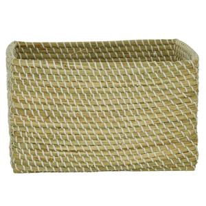 <b>Rectangular</b> seagrass <b>basket</b> with convenient handle Handmade <b>Storage</b> <b>Basket</b> Wholesale eco-friendly Made in Vietnam - Product Image 5