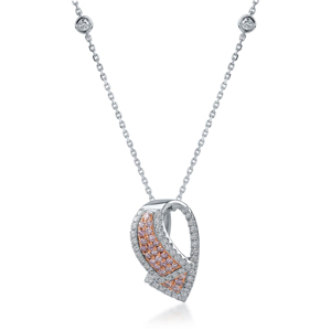 Luxury Women's 18K <b>Solid</b> Gold Diamond Pendant <b>Necklace</b> Rhodium Plated Geometric Design Everyday Wear - Product Image 1