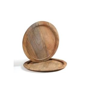 Platos de Madera de Forma Irregular con Tamaños Personalizados, Tonos de Madera, Platos Base de Madera - Product Image 6