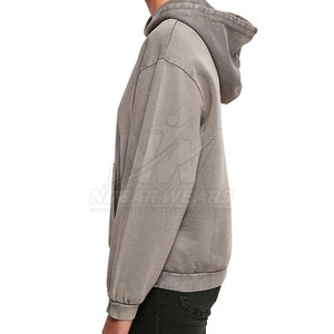 Sudaderas con efecto lavado ácido, tela ligera y transpirable con un diseño único, perfectas para uso diario y estilo casual urbano. - Product Image 3