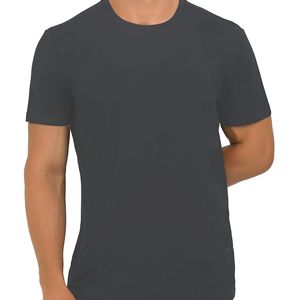 T-shirt girocollo da uomo premium in rayon di bambù, traspirante, confezione da 1, maglietta intima - Product Image 5
