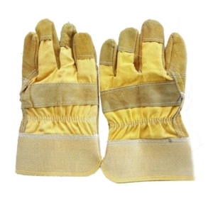 ถุงมือหนังวัวแท้คุณภาพสูงสำหรับงานก่อสร้าง ถุงมือช่างชาวแคนาดา ป้องกันมือได้อย่างดีเยี่ยม - Product Image 1