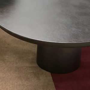 Mesa de Centro Redonda de Madera Minimalista Hecha a Mano, Muebles Modernos para Sala de Estar, Ordene Hoy - Product Image 5