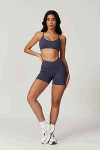 Sujetador Deportivo Sin Costuras para Mujer X Sports City, de Alta Sujeción, Color Sólido, Tela Elástica, Spandex/Nylon, Decoración con Lazo, para Yoga - Product Image 4