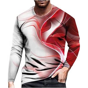 Sudadera de Cuello Redondo para Hombre, Personalizada con Sublimación, Estilo Holgado, Gruesa, con Hombros Caídos, Diseño Sólido para Invierno, 100% Poliéster, 2022 - Product Image 1