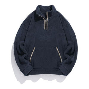 Sudadera con Cierre de Cremallera Personalizada para Hombre, Sudadera de Algodón de Alta Calidad con Bordado 3D y Logotipo - Product Image 1