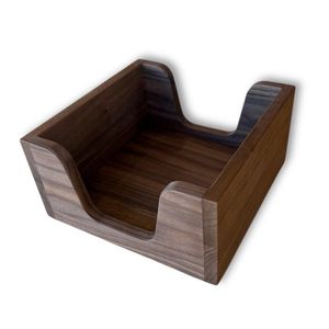 Rustic wooden napkin holder handcrafted dining table accessory stylish <b>kitchen</b> organizer home <b>decor</b> gift <b>item</b> - Product Image 5