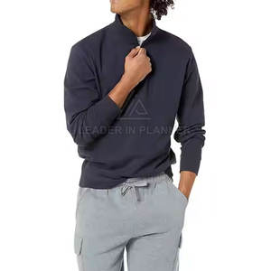 Nuevo Diseño, Precio Razonable, Servicio OEM, Sudaderas Básicas para Hombre, Ropa Casual, Sudaderas Transpirables con Media Cremallera - Product Image 4