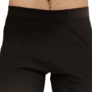 Men's Black Slim Fit High Waist <b>Fleece</b> Quick Dry Stretch Casual Sports Workout Leggings <b>Pants</b> Wholesale - Product Image 2