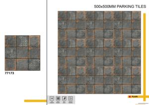 Carreaux de porcelaine de précision pour parkings, 20x20 pouces, idéaux pour les allées, les chemins et les sols commerciaux en extérieur. - Product Image 2