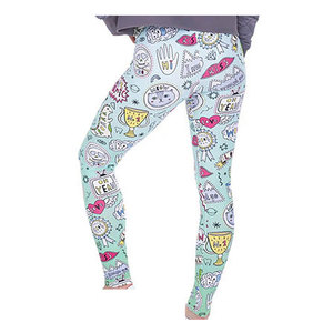 Legging de yoga taille haute écoresponsable pour femme avec taille élastique, en tissu recyclé, motif uni - Product Image 5