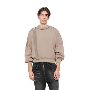 เสื้อสเวตเชิ้ตคอตตอนแบบหนา ซักย้อมสีเอซิด คุณภาพสูง รุ่นใหม่ล่าสุด สวมใส่ได้ทั้งชายและหญิง แบบคอกลม รับผลิตตามสั่ง ขายส่ง - Product Image 3