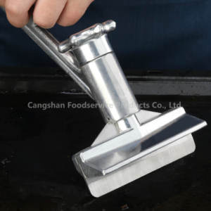 Grattoirs de barbecue en aluminium GS-16, outils de jardinage en métal facilement nettoyables, non revêtus - Product Image 4