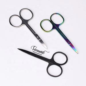 Tijeras de belleza pequeñas multifuncionales de acero inoxidable de primera calidad, tijeras afiladas para pestañas de Color Plasma, tijeras para cejas, extensiones de pestañas - Product Image 1