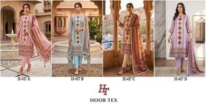 Última Colección de Salwar-Kameez y Dupatta de Muselina de Primera Calidad con Diseño Estampado, Fabricante de Moda Femenina - Product Image 4