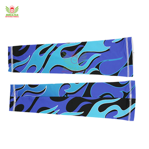 Manchons de compression anti-UV pour le cyclisme, en polyester et élasthanne de haute qualité, protection UV, pour hommes - Product Image 1