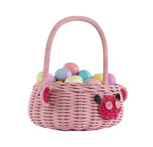 Cesta Decorativa de Mimbre con Forma de Cerdo para Regalo Infantil y Decoración de Habitaciones - Product Image 5