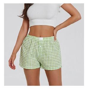 Summer Comfortable Best Selling <b>Women</b> Board <b>Shorts</b> <b>Striped</b> Eco-Friendly Waterproof 100% Cotton Casual Bangladesh Factory Price - Product Image 3