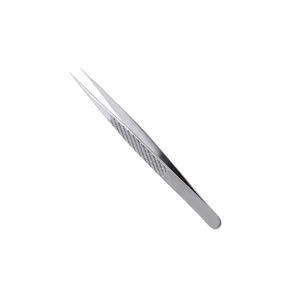 แหนบต่อขนตา DANTRIC IMPLANTS ทำจากสแตนเลสอย่างดี ปลายเรียบ ทนทาน ขนาด 10 มม. เครื่องมือความแม่นยำสูงสำหรับตกแต่งคิ้ว - Product Image 6