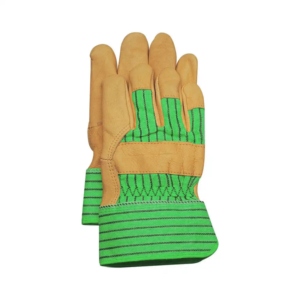 Gants de travail de qualité supérieure en cuir de vachette grainé pour les ouvriers du bâtiment, gants de sécurité industrielle avec protection des mains - Product Image 3