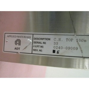 2 AMAT 0240-09009 ซี.เอช. อุปกรณ์และชิ้นส่วนเซมิคอนดักเตอร์ระดับโลกชั้นนำ 100 อันดับแรกที่เชื่อถือได้ - Product Image 1