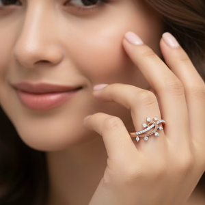 Anillo de Diseño en Espiral Color Oro Rosa, Motivo Solar, Ajustable, Joyería de Moda Elegante, Anillo de Aniversario para Ella - Product Image 3