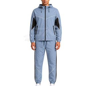 Combinaison coupe-vent pour homme, durable, imperméable, confortable, idéale pour la randonnée, la course à pied, le cyclisme, les aventures en plein air et les voyages - Product Image 4