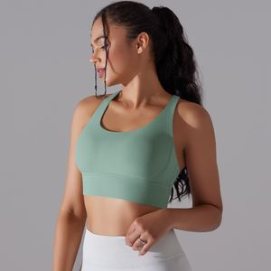 Sujetadores Deportivos Ajustables Personalizados para Mujer, Ropa Interior de Yoga, Cierre Frontal, Sujetador Deportivo con Push-Up para Correr - Product Image 3
