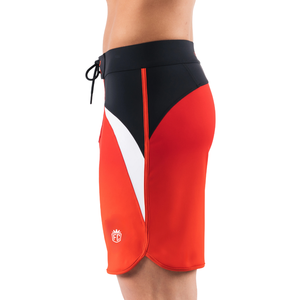 Shorts de bain pour hommes à blocs de couleur, séchage rapide, extensibles, pour la compétition, le surf et les sports nautiques, vêtements personnalisables avec logo OEM - Product Image 2