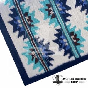 Couverture de selle en coton occidental de ranch de sports de plein air à usage intensif sur mesure - Product Image 1