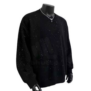 Sudadera Casual de Invierno para Hombre, con Pedrería, Diseño Brillante, Transpirable y Ecológica, Cómoda para Uso Diario - Product Image 3
