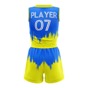 ชุดยูนิฟอร์มบาสเก็ตบอลสำหรับผู้หญิง OEM/ODM ผลิตจากโพลีเอสเตอร์ 100% พิมพ์ลายด้วยความร้อน ระบายอากาศได้ดี ซึมซับเหงื่อ แห้งเร็ว - Product Image 3