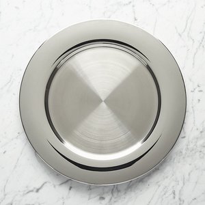 Luxury <b>Black</b> Glossy Charger <b>Plate</b> Round Decorative Dinner <b>Plate</b> with Smooth Wide Rim Modern Table Setting Accessory for Hotels - Product Image 6