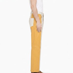 Pantalon en cuir surdimensionné pour hommes – Vente en gros – Fabricant de pantalons en cuir premium pour hommes – Coupe ample – Pantalon en cuir véritable grande taille pour hommes - Product Image 3