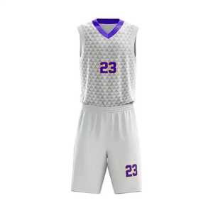 Uniforme de Baloncesto Personalizado, Uniforme de Equipo de Baloncesto, 100% Poliéster, Uniforme de Baloncesto para Hombre, Fabricación en Pakistán - Product Image 2