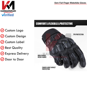 Gants de moto légers, matériau respirant et durable, ajustement confortable, protection renforcée de la paume pour les motards - Product Image 5