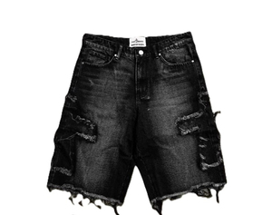Summer New <b>Men</b> Fashion <b>Stretch</b> Causal Short Jeans Denim Shorts Blue Black Denim Streetwear Shorts 2026 - Product Image 4