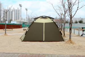 Tente Dôme Familiale CAMPTOWN 100 Quatre Saisons Automatique Imperméable Anti-UV pour 4 Personnes – Idéale pour Festivals en Extérieur - Product Image 2