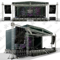 Système de treillis de scène en aluminium pour enceintes Line Array, treillis de scène robuste pour éclairage et sonorisation