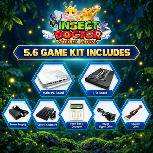 ชุดเกมยิงปืนอาร์เคด VGAME Insect Doctor Golden Mouse 5.6 สำหรับตู้เกมส์ 4 6 8 10 ผู้เล่น - Product Image 3