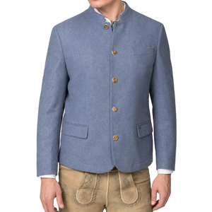 Veste traditionnelle bavaroise en laine de qualité supérieure pour hommes, vêtements traditionnels allemands pour hommes, vente en gros de vestes bavaroises traditionnelles - Product Image 1